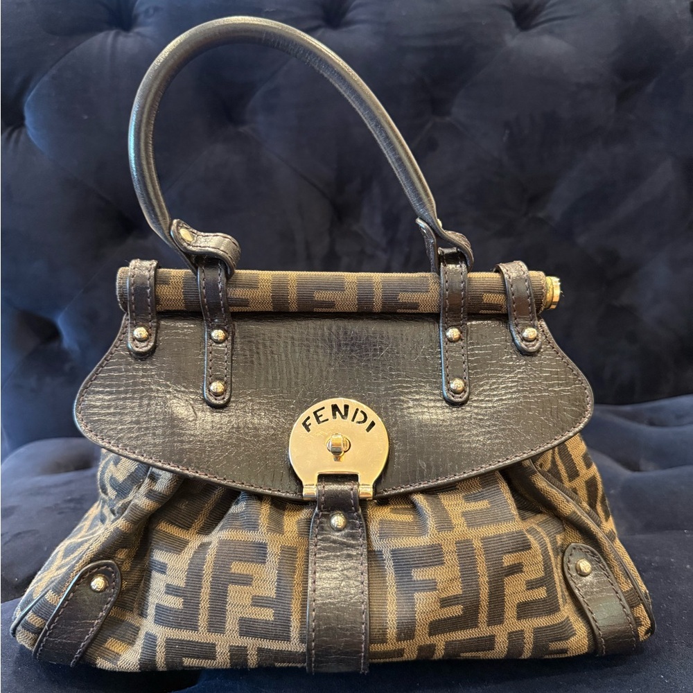 SOLD!!!! Fendi Top Handle Zucca Bag